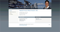 Desktop Screenshot of gperrylaw.com