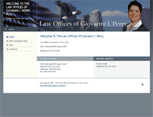 Tablet Screenshot of gperrylaw.com